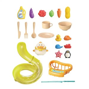 اسباب بازی سینک ظرفشویی و سرسره ماهی آبی Dream Play Pool 2 in 1_اسباب بازی لوازم خانگی